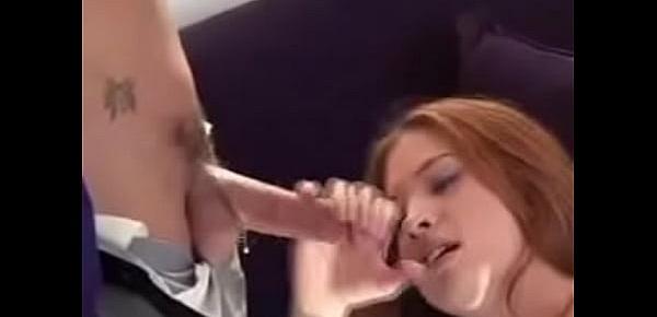  Redhead Lesbian Tries Cock